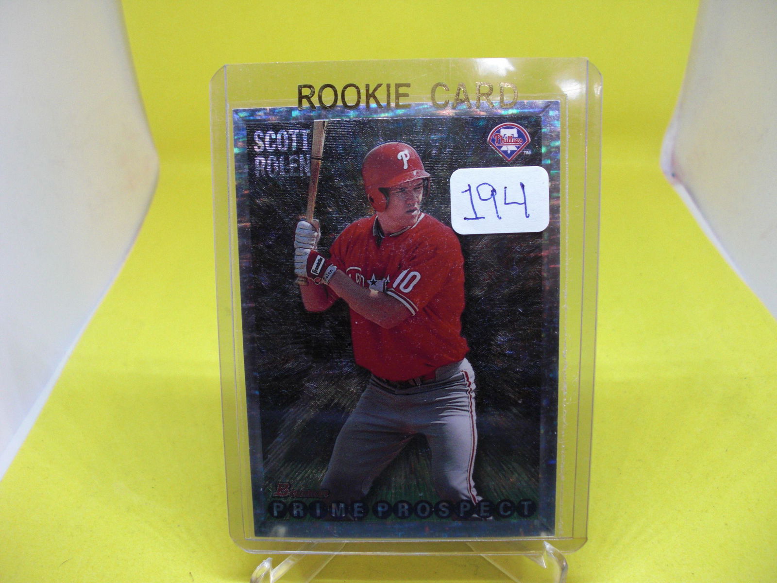 Scott Rolen Rookie Card (1 of 1)