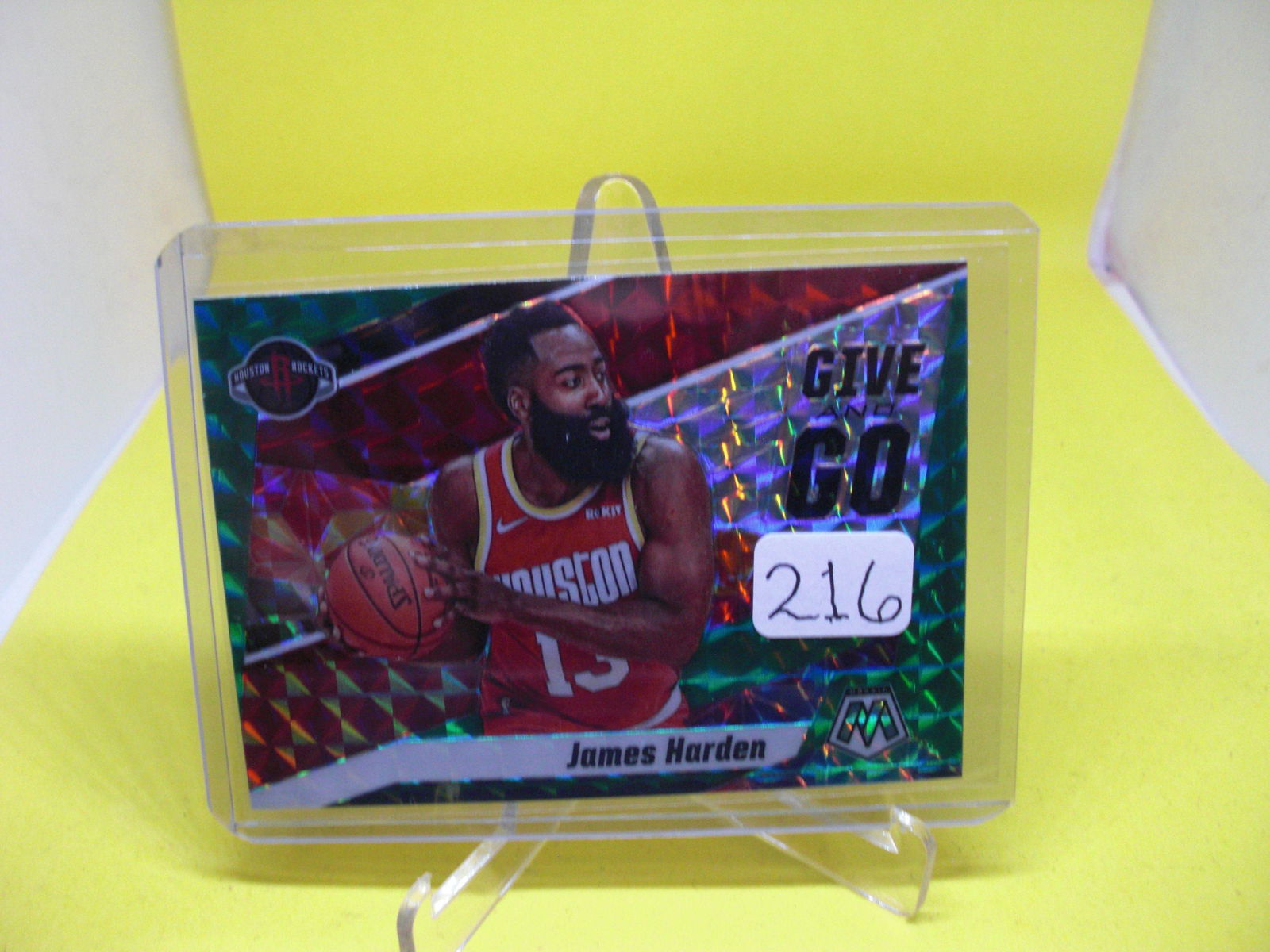James Harden Green Prizm Give And Go (1 of 1)