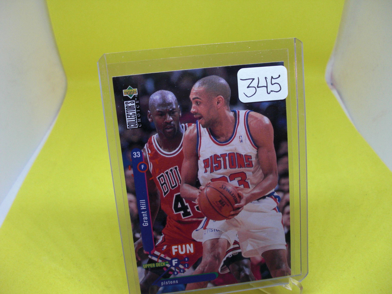 Grant Hill, Jordan in back with number 45: Grant Hill, Jordan in the back with number 45