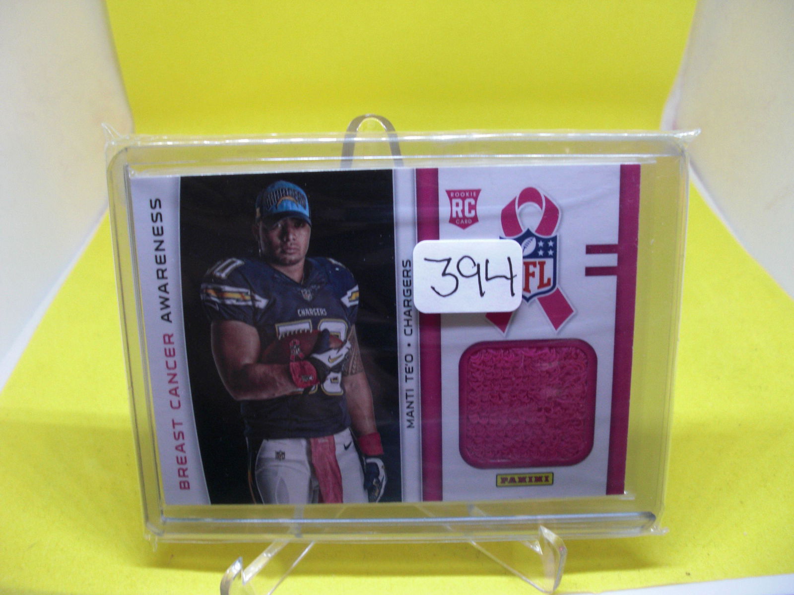 Manti Te'O Pink Patch RC BCA (1 of 1)