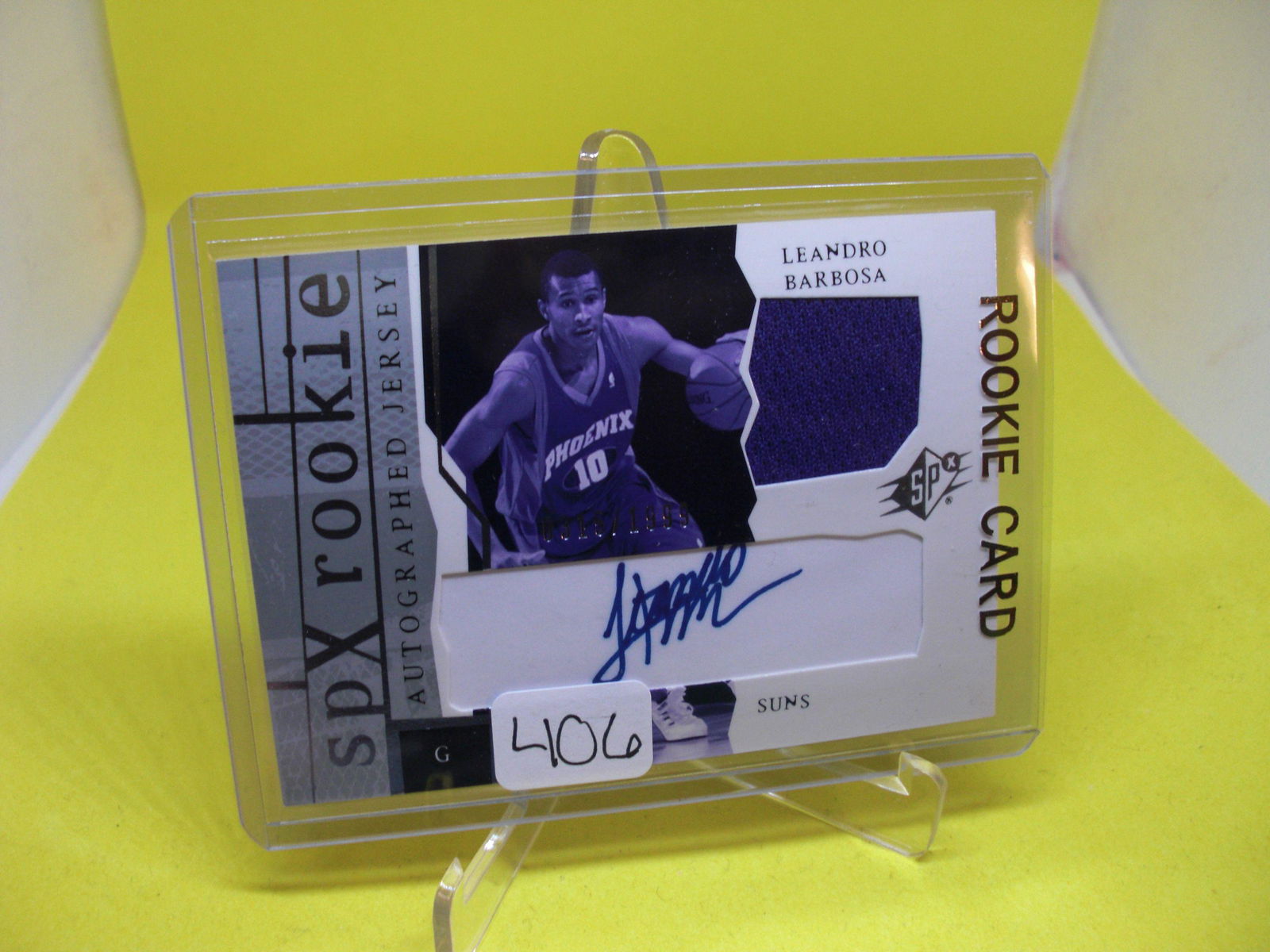 Leandro Barbosa Rookie Signature Patch (1 of 1)