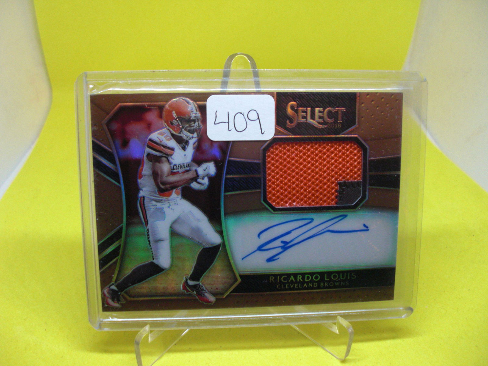 Ricardo Louis Signature Patch Gold Prizm 49/49 (1 of 1)