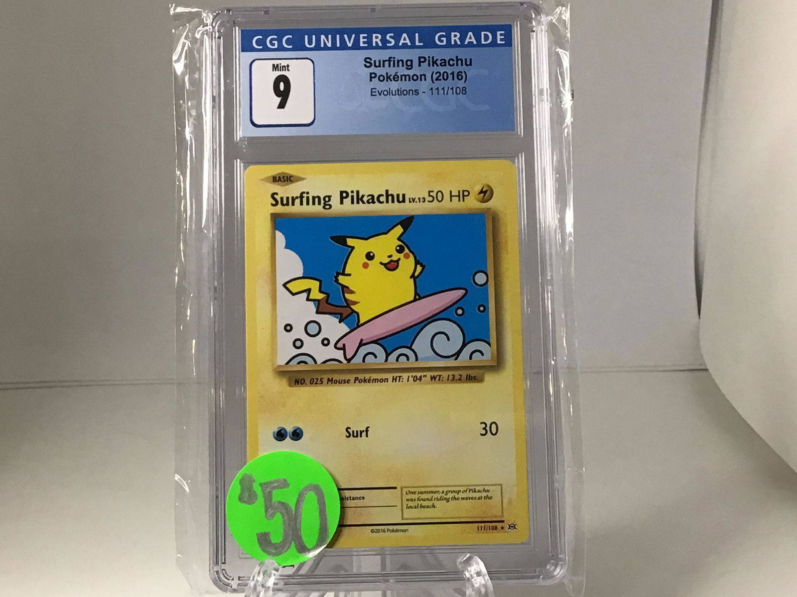 Surfing Pikachu CGC 9 (1 of 1)