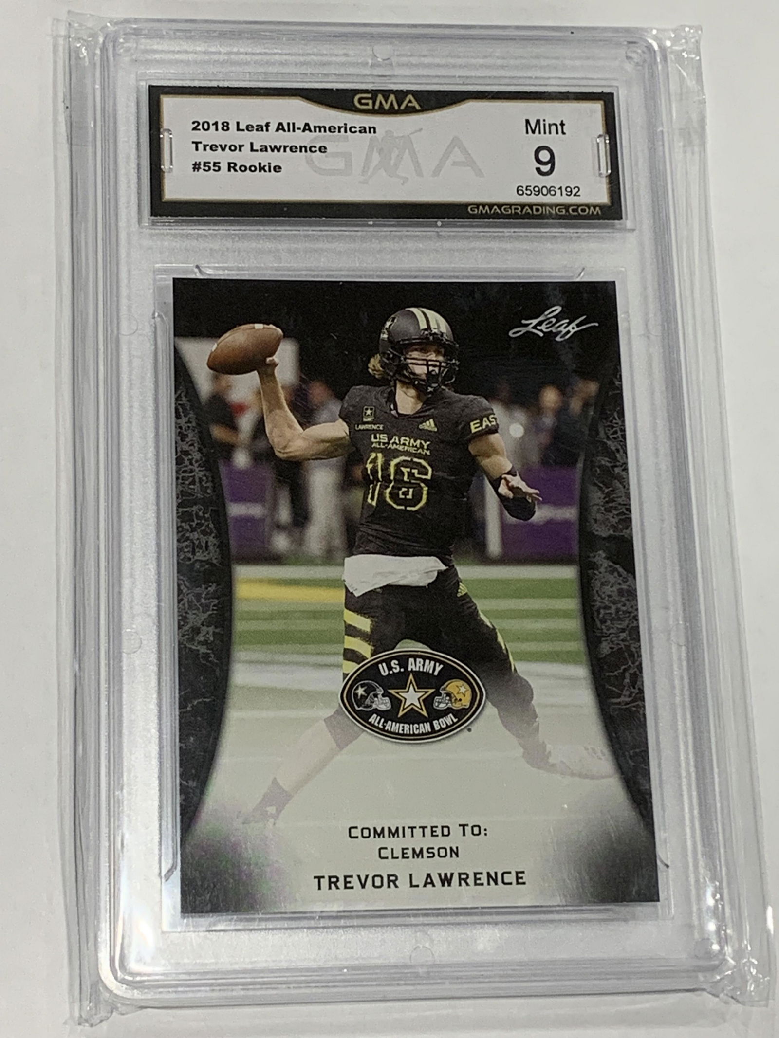 Trevor Lawrence Leaf All-American Rookie GMA 9 (1 of 1)