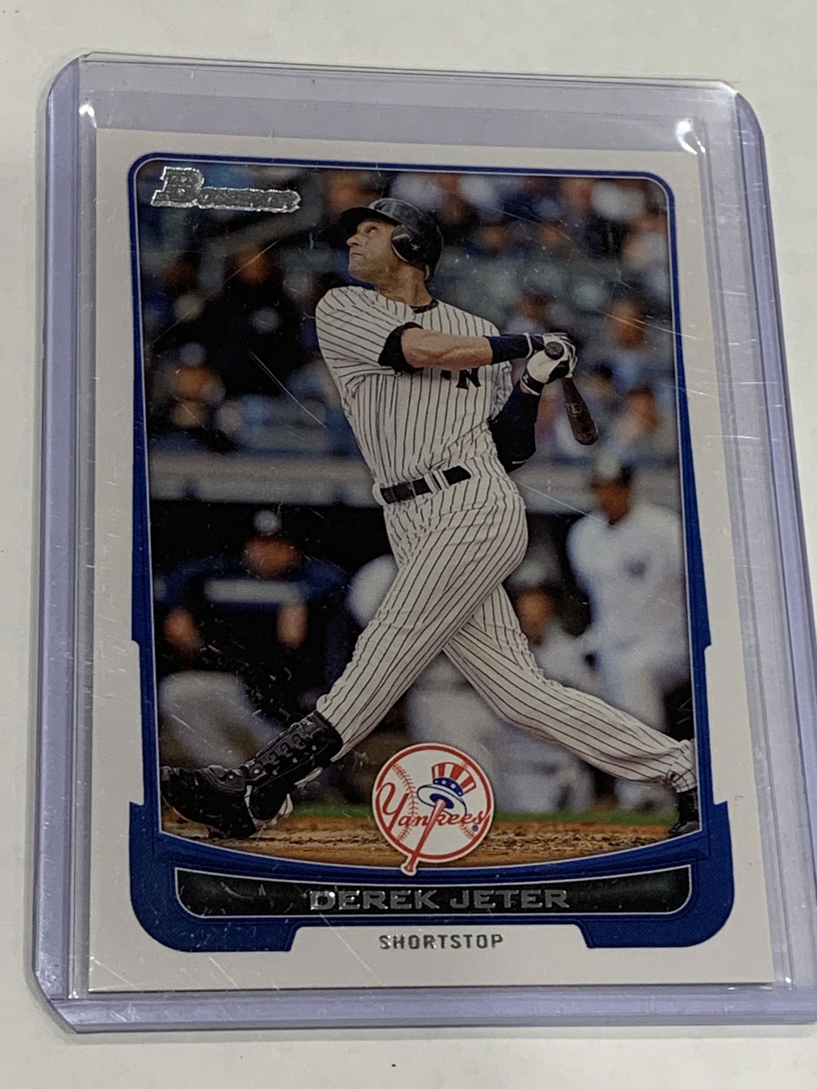 Derek Jeter Bowman Baseball Card (1 of 1)