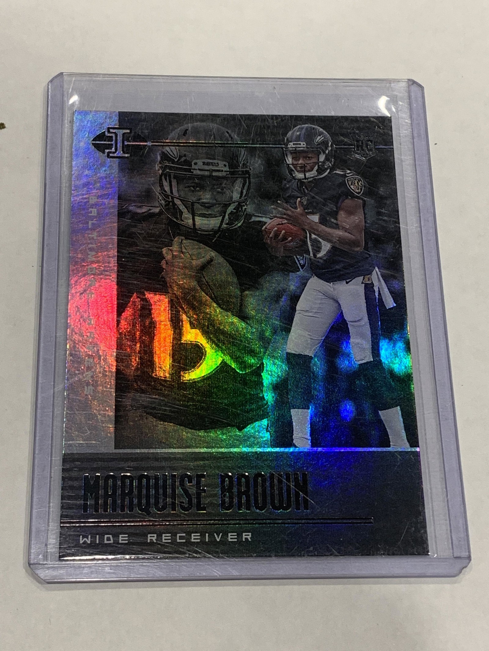 Marquise Brown Panini Illusions Rookie (1 of 1)