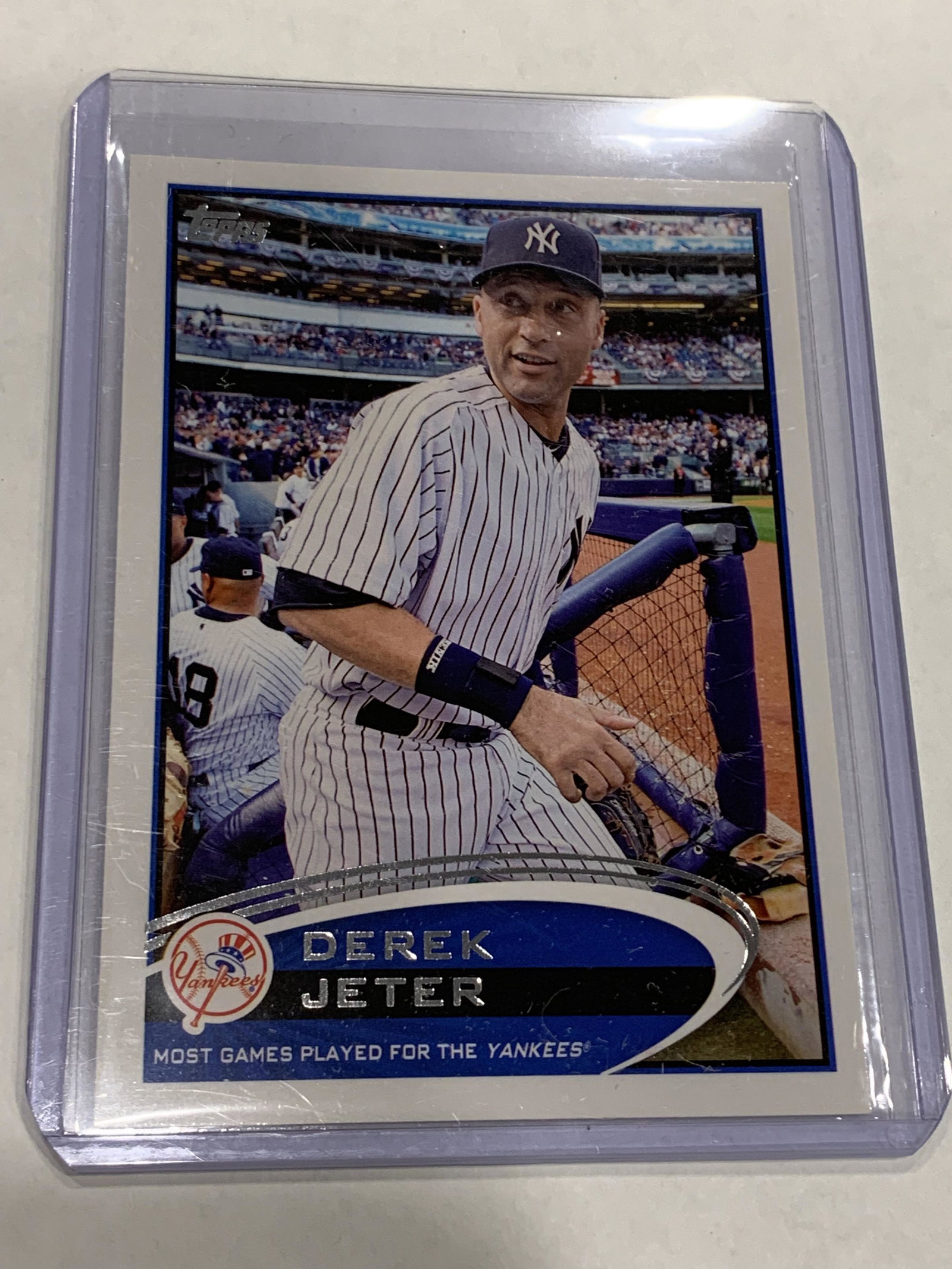 Derek Jeter Bowman Baseball Card (1 of 1)