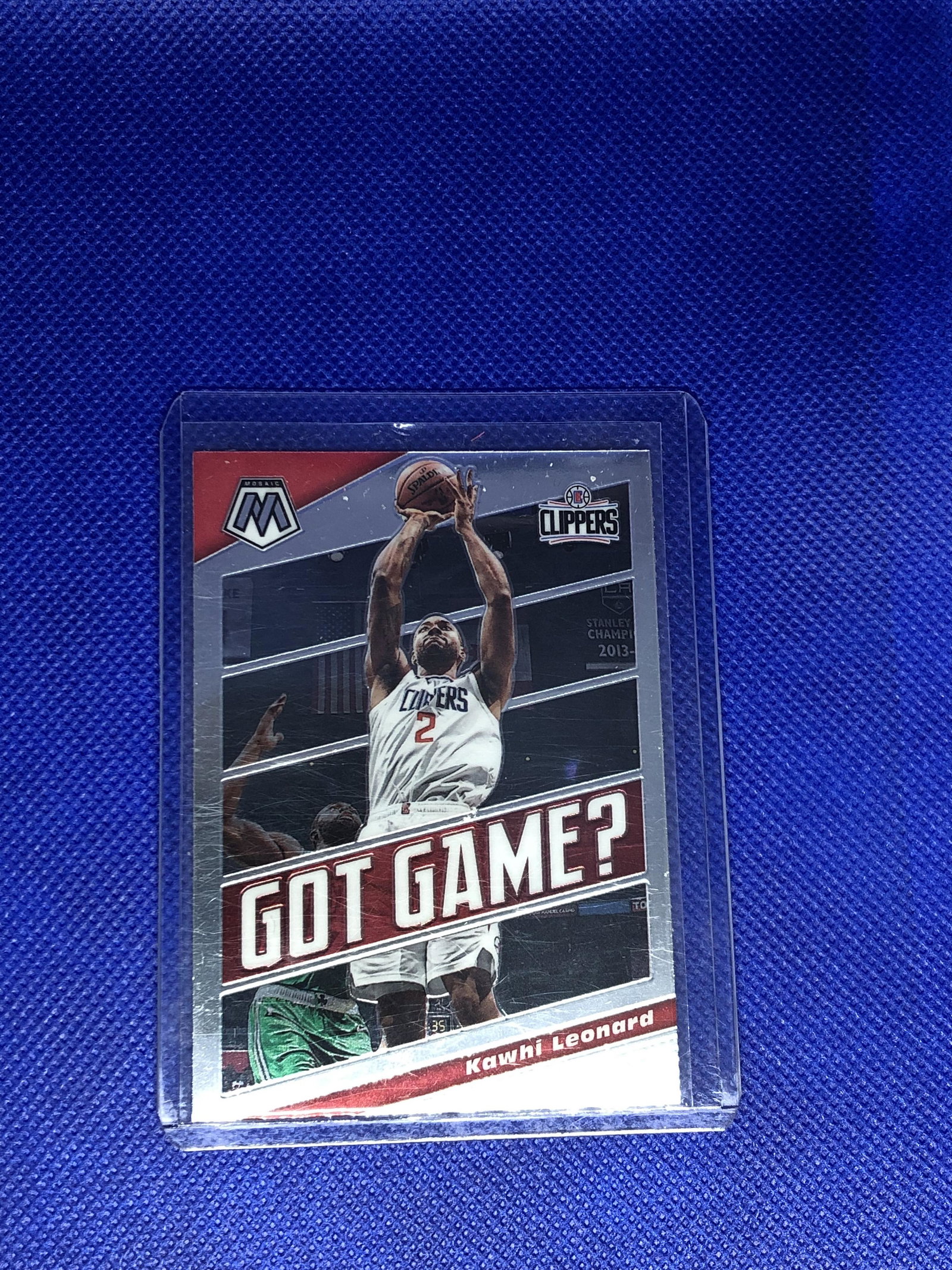 Kawhi Leonard Mosaic Basketball Card (1 of 1)