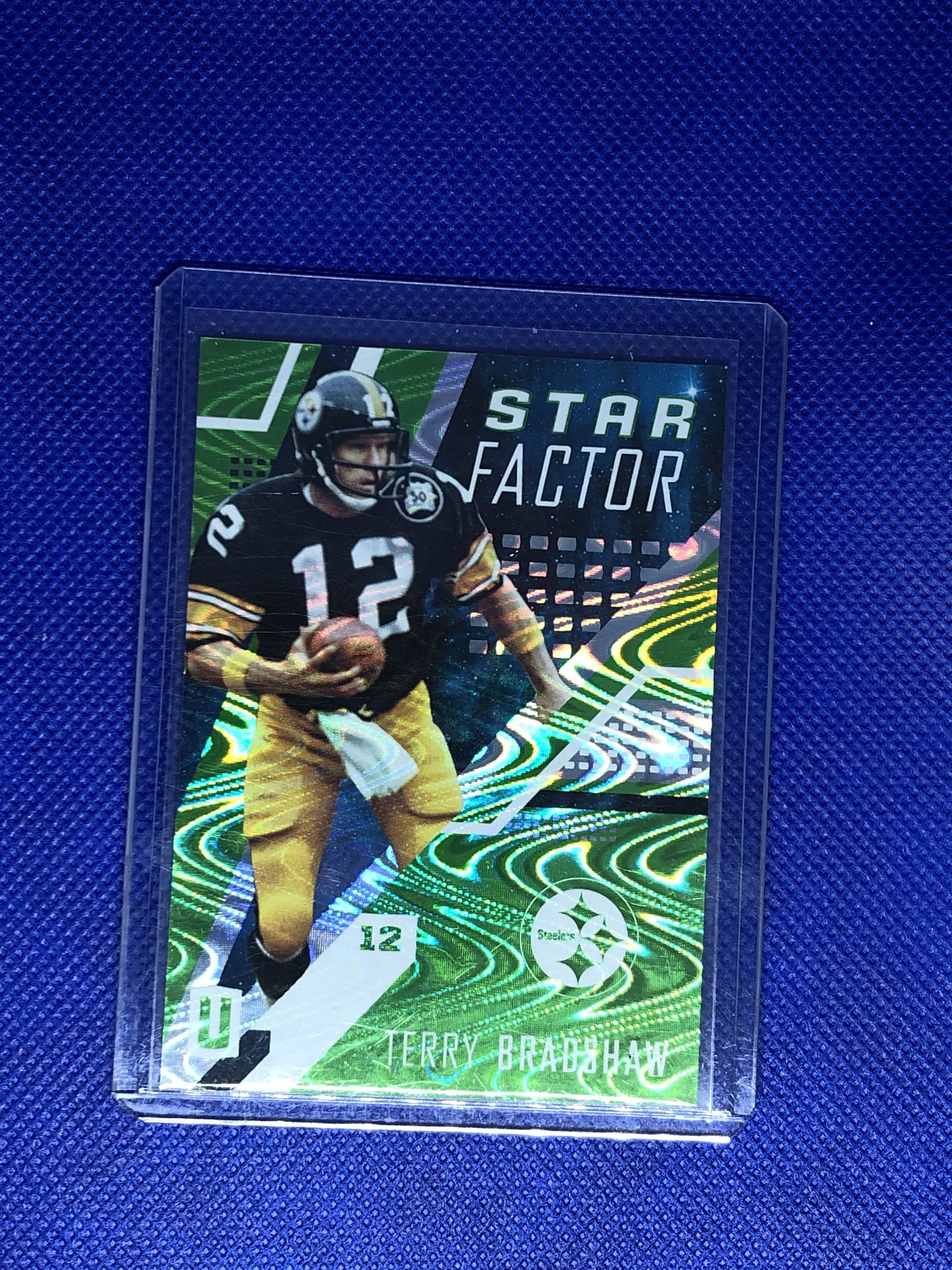 Terry Bradshaw Star Factor Football Card: Terry Bradshaw Star Factor Football Card