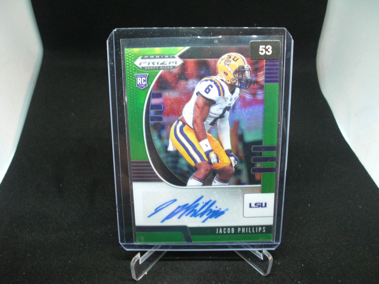 jacob phillips green rookie prizm #089/125 (1 of 1)