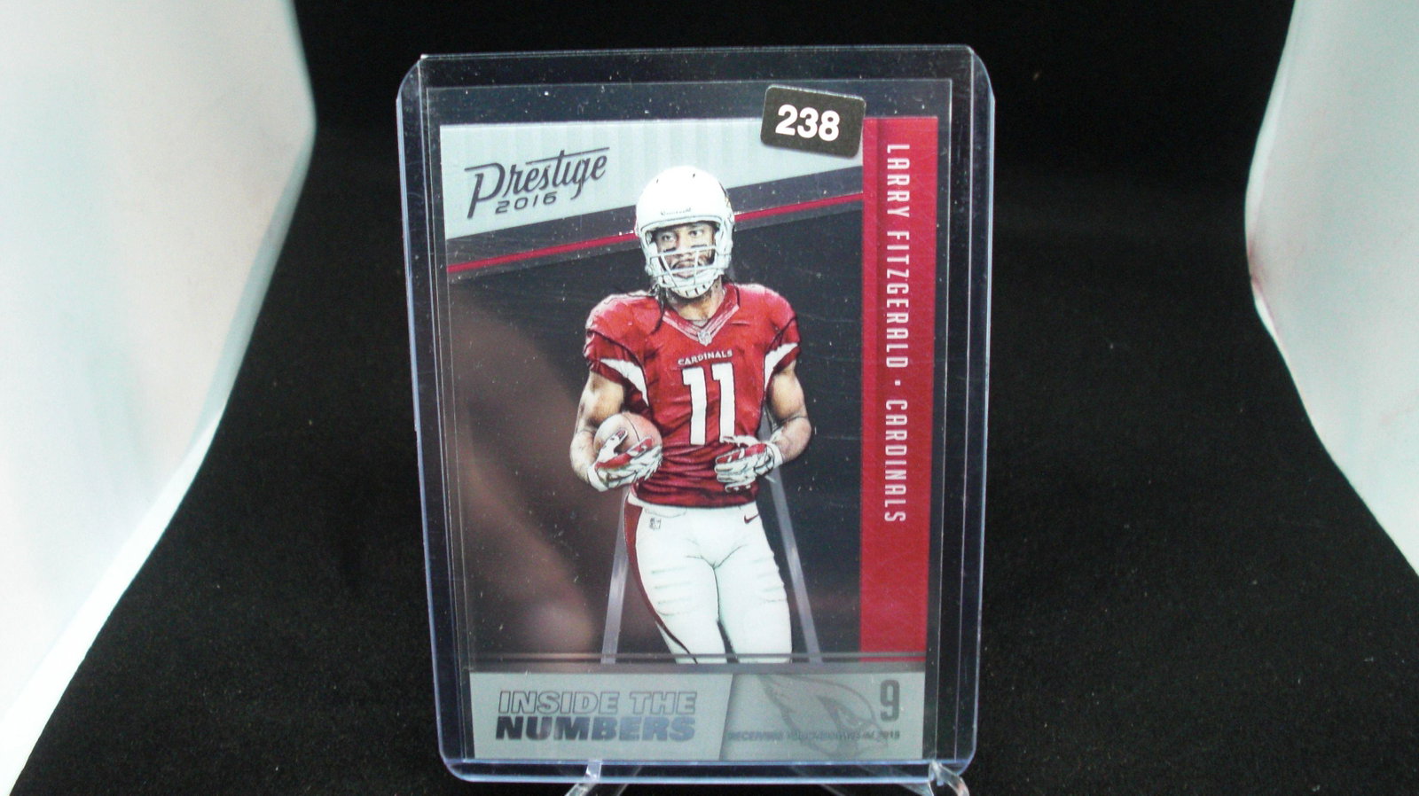 larry fitzgerald clear: in top loader