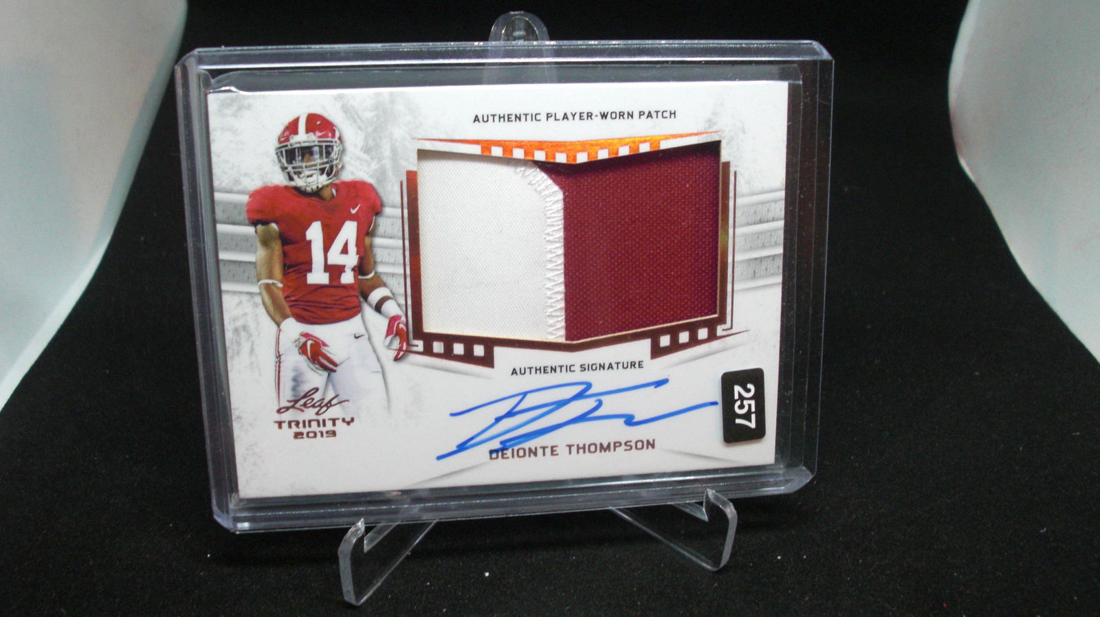 deionte thompson auto jersey trinity (1 of 1)