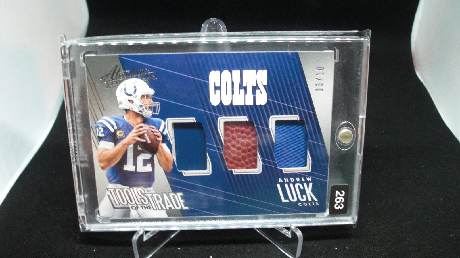 andrew luck triple relic #3/10 (1 of 1)