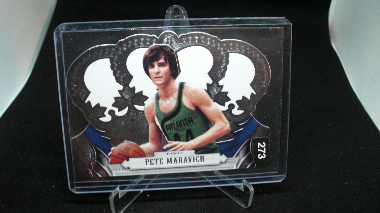 pete maravich crown royale: in top loader