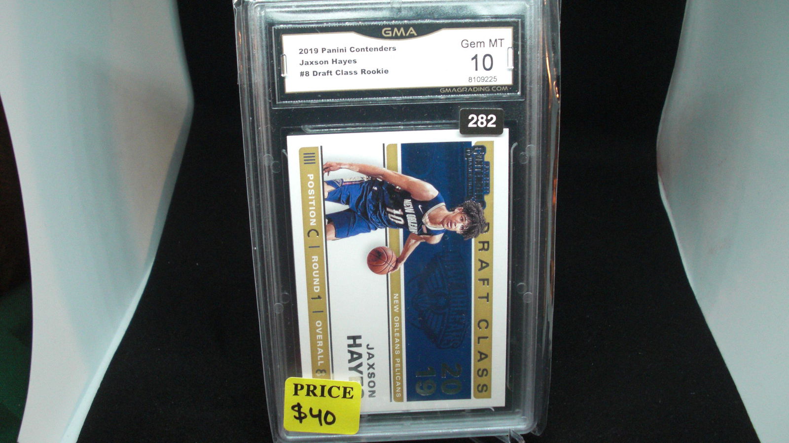 gma graded 2019 jaxson hayes rookie mint 10 (1 of 1)