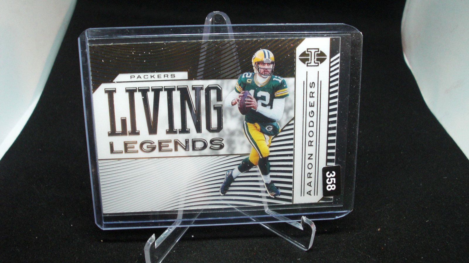 aaron rodgers living legends clear: in top loader