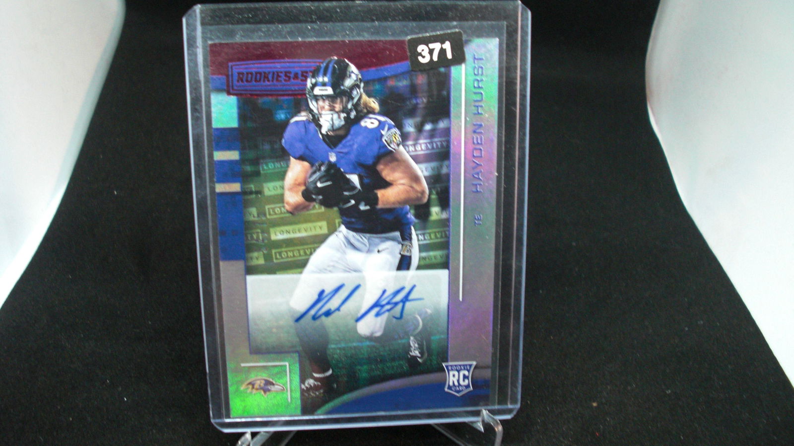 hayden hurst auto rookie #54/75 (1 of 1)