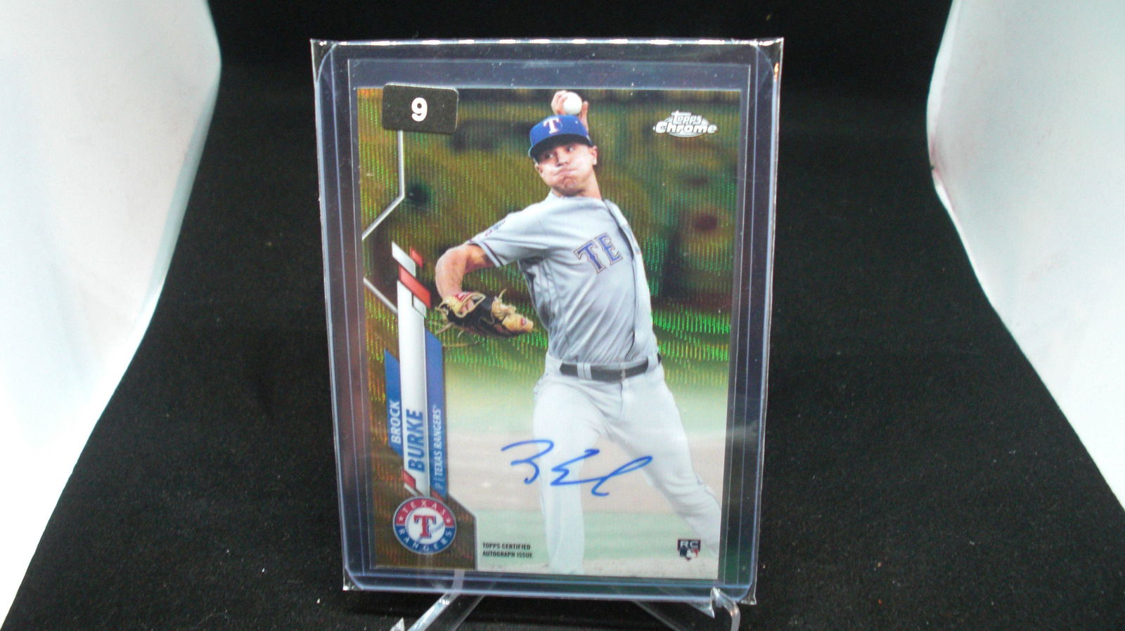 brock burke auto topps chrome rookie #25/50 (1 of 1)