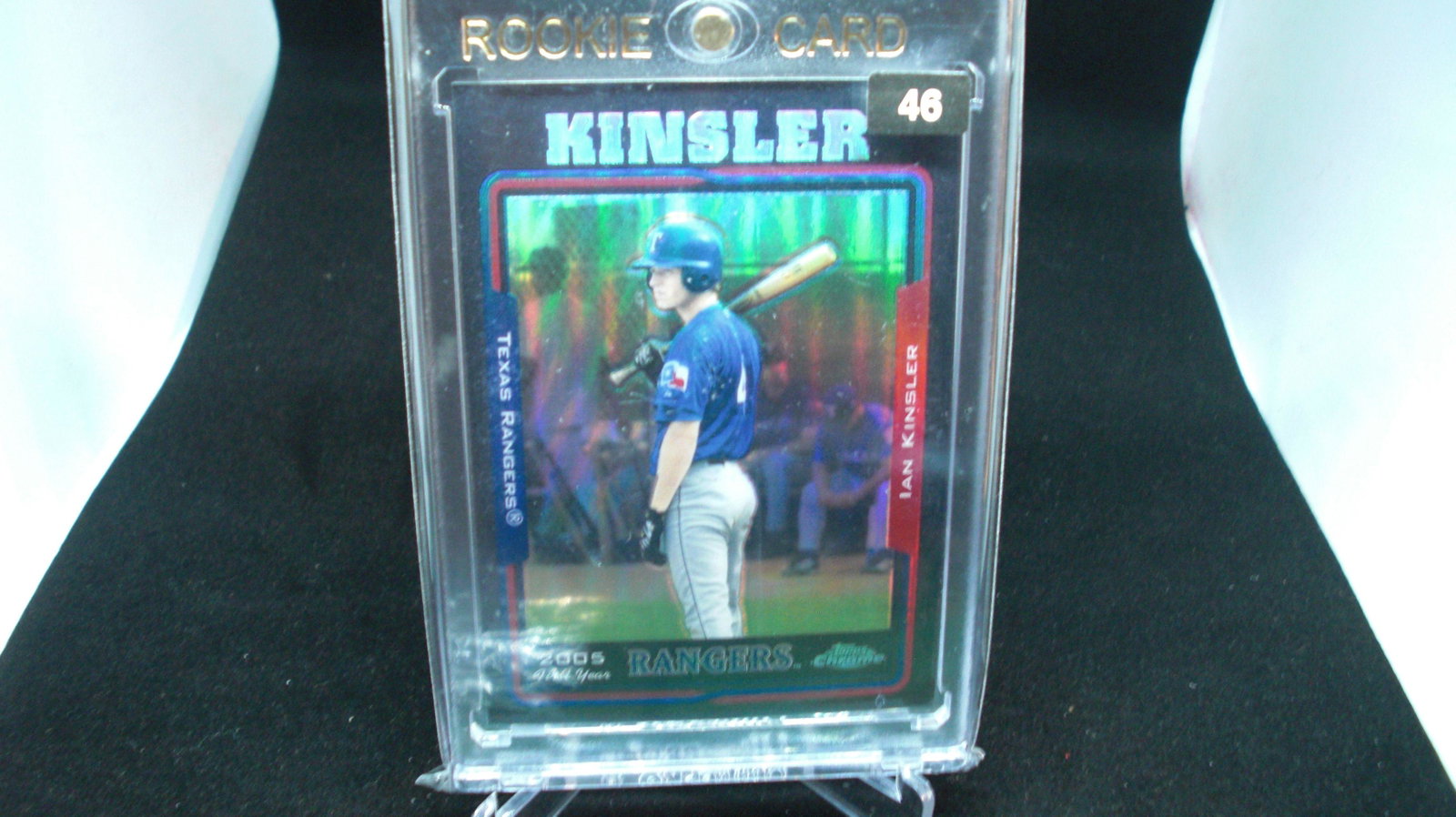 ian kinsler #083/225: in hard plastic case