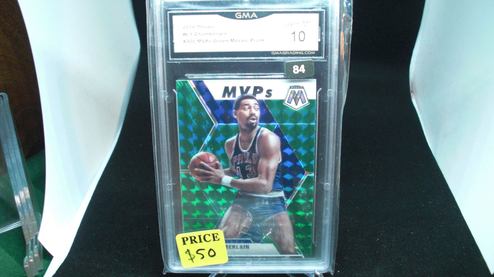 gma graded 2019 green wilt chamberlain mint 10 (1 of 1)