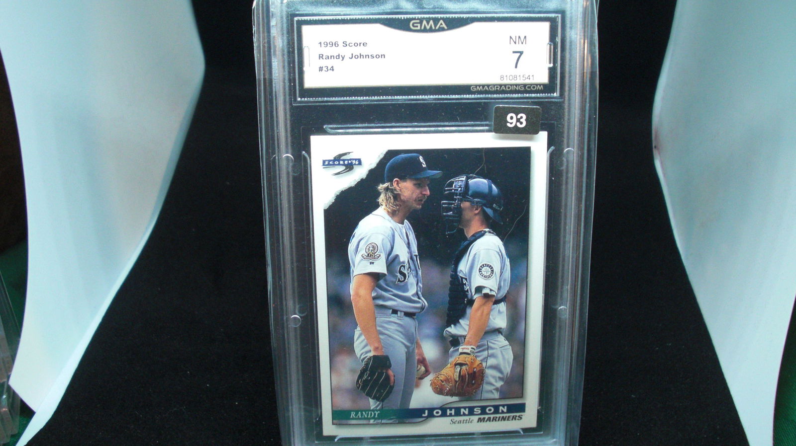 gma graded 1996 randy johnson mint 7 (1 of 1)