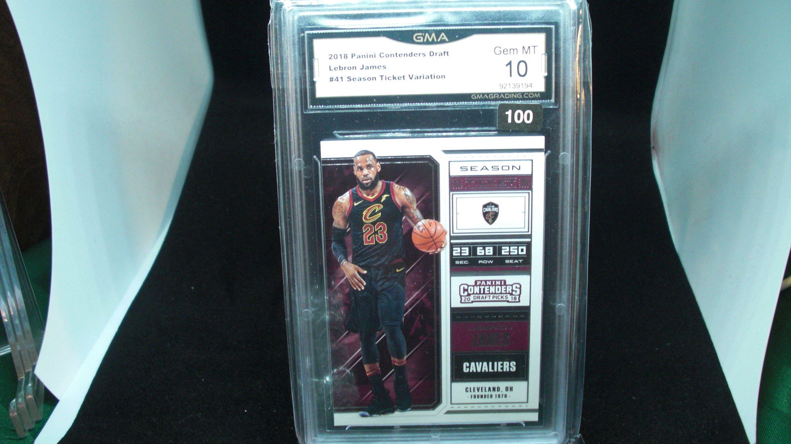 gma graded 2018 lebron james mint 10 (1 of 1)