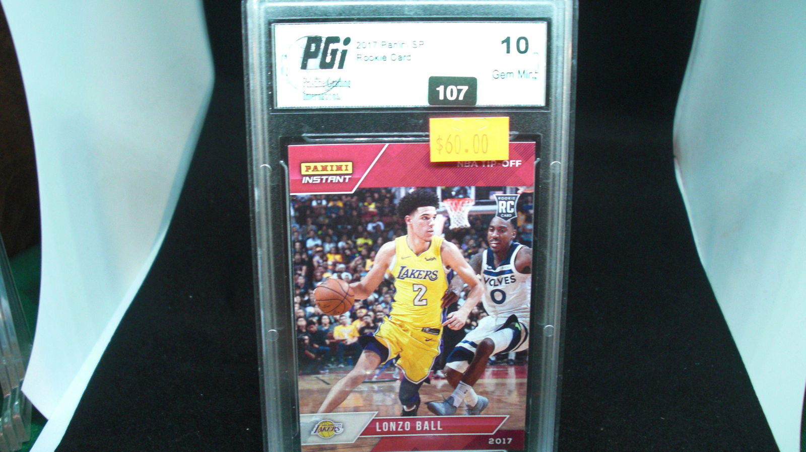 pgi graded 2017 rookie lonzo ball mint 10 (1 of 1)