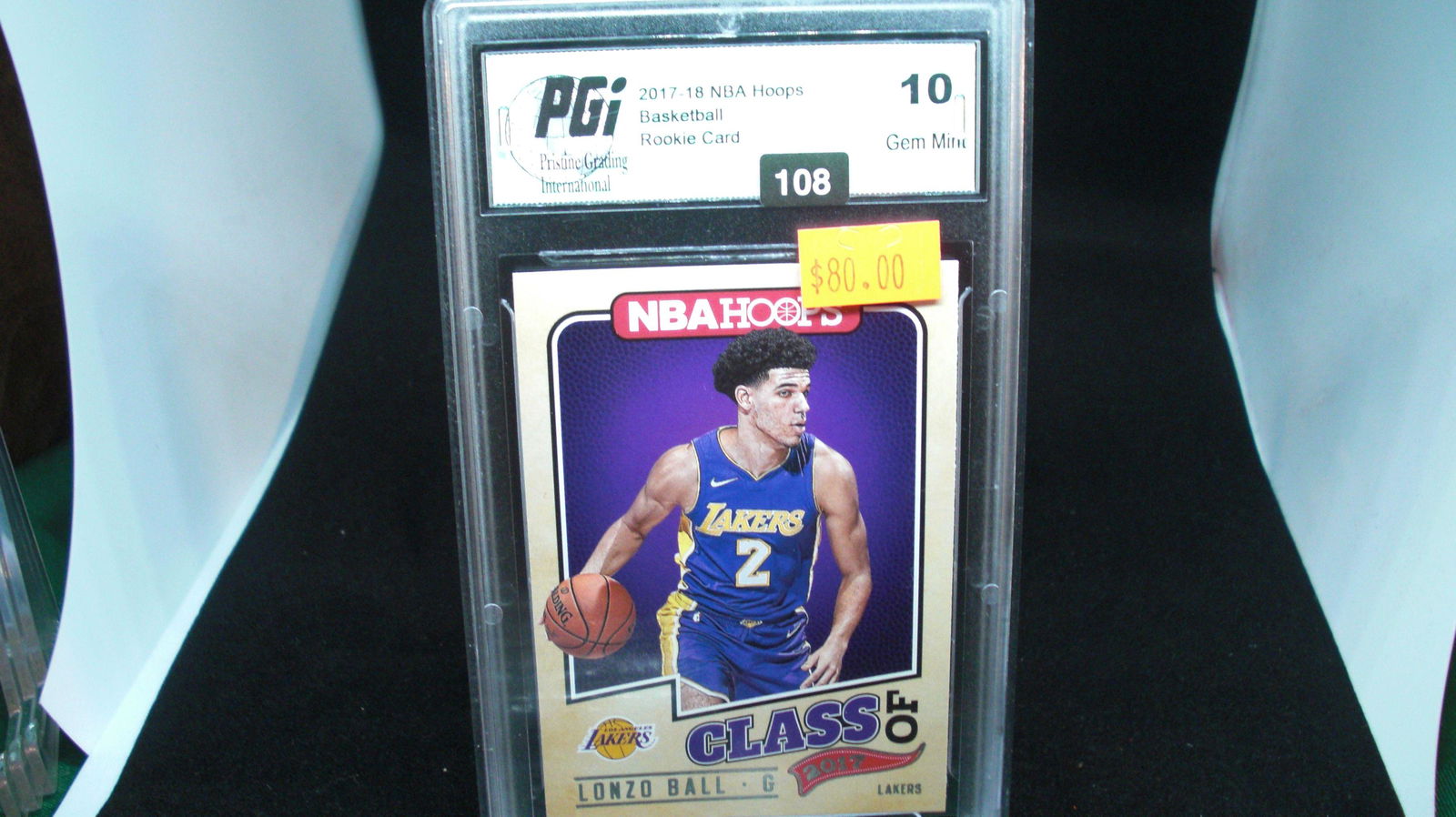 pgi graded 2017 rookie lonzo ball mint 10 (1 of 1)