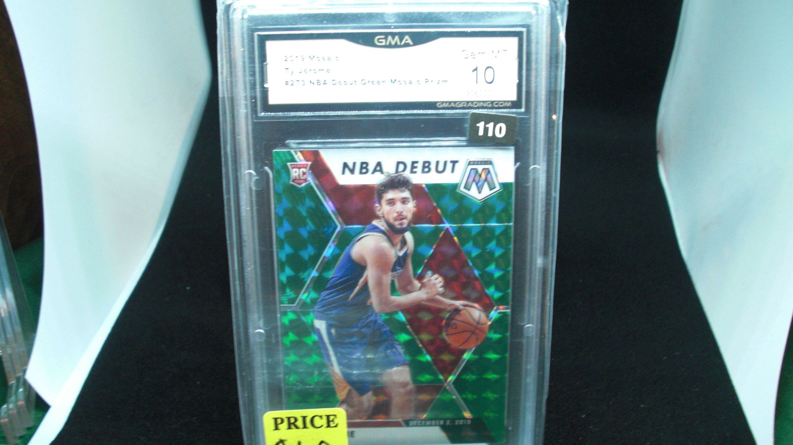 gma graded 2019 ty jerome green mint 10: nice graded card