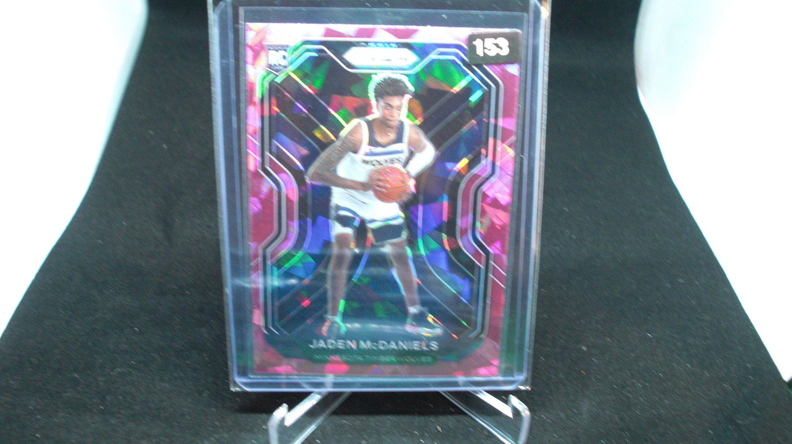 jaden mcdaniels rookie pink prizm (1 of 1)