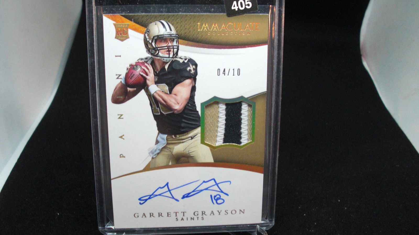 garrett grayson auto/jersey rookie immaculate #04/10 (1 of 1)