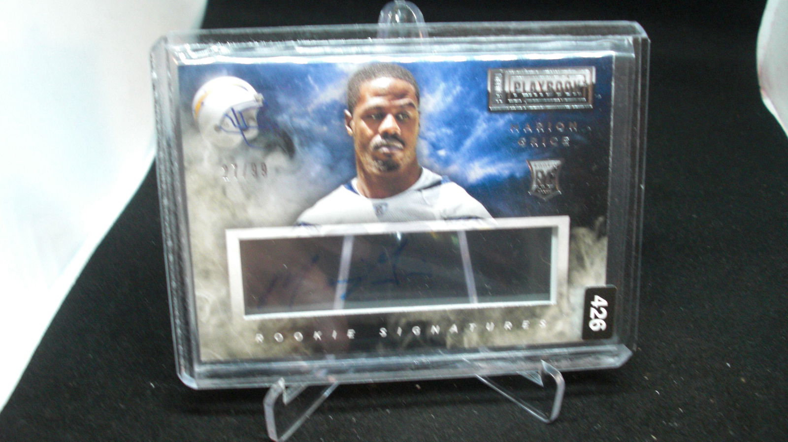 marion grice rookie auto #27/99 playbook (1 of 1)