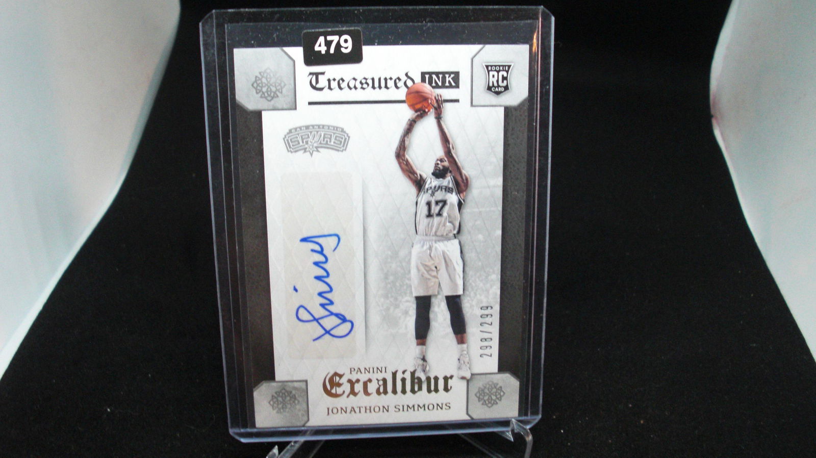 jonathon simmons excalibur auto rookie #298/299 (1 of 1)