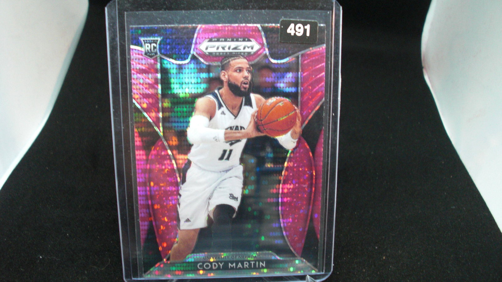 cody martin purple rookie prizm: in top loader