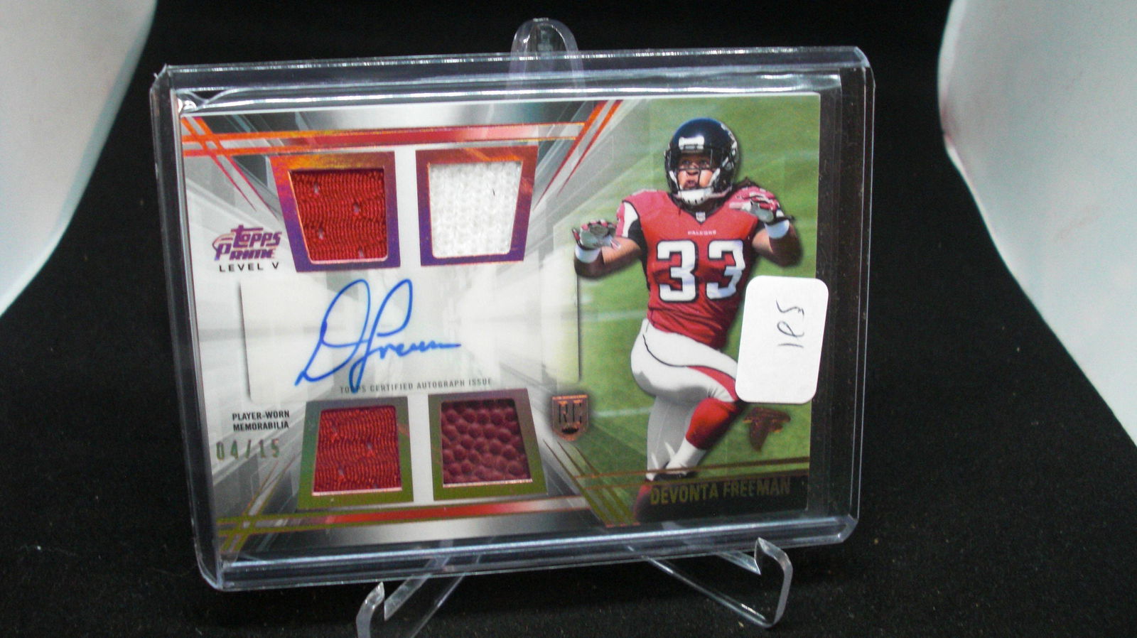 devonta freeman rookie/auto #14/15 topps prime (1 of 1)