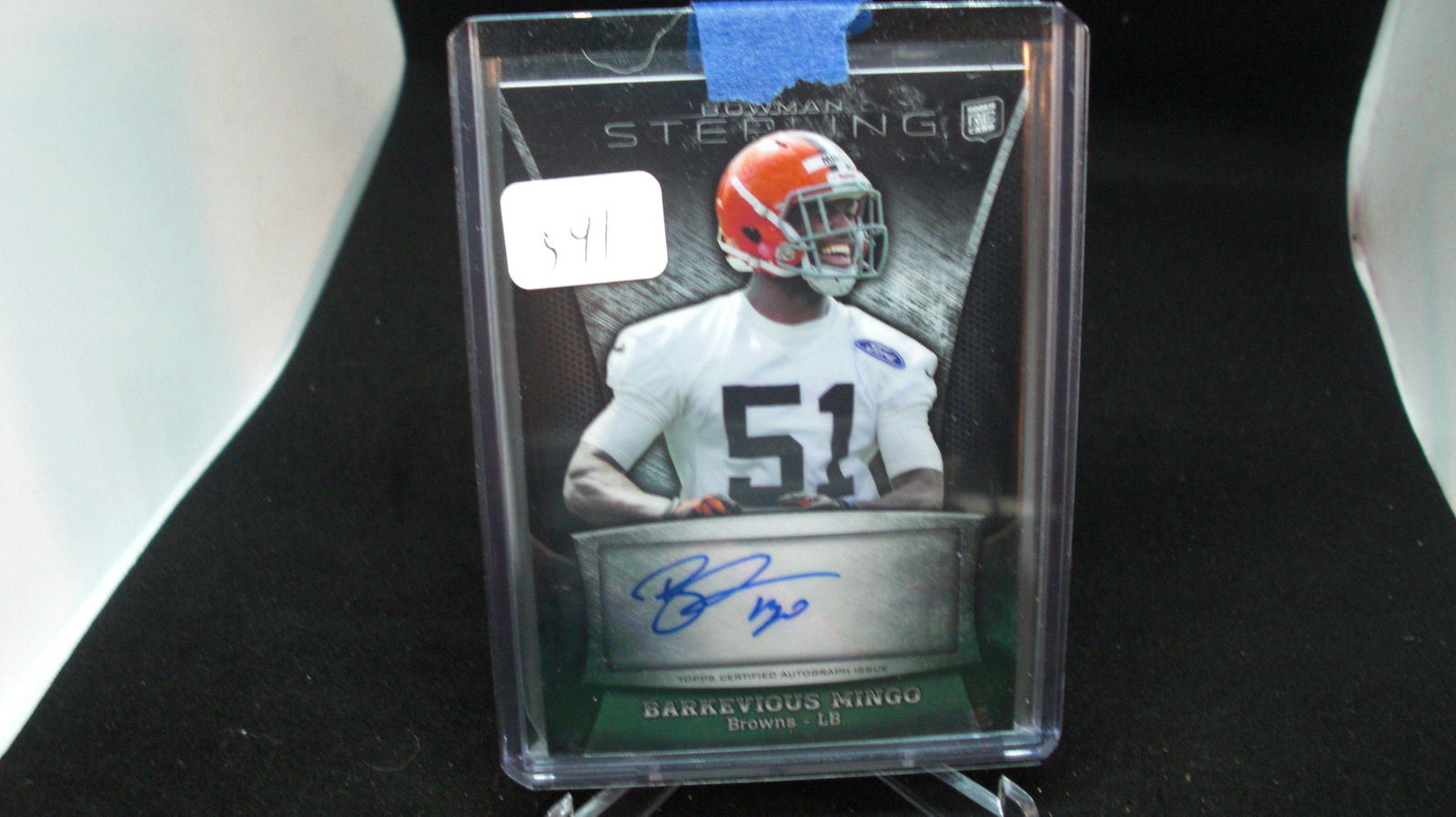barkevious mingo auto rookie bowman sterling (1 of 1)