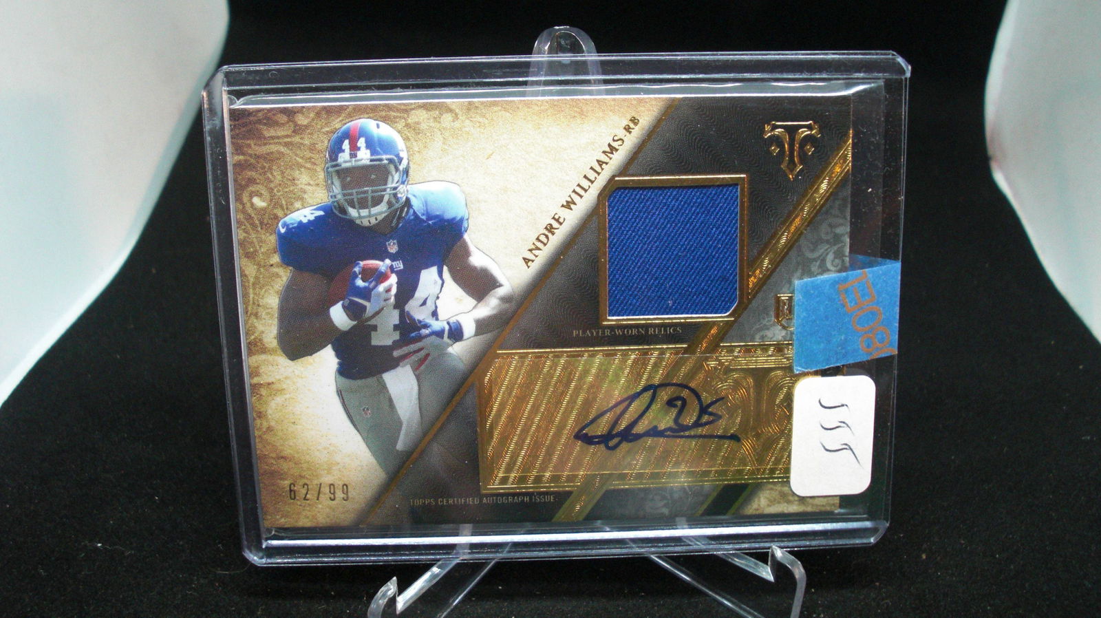 andre williams auto/jersey #62/99 (1 of 1)