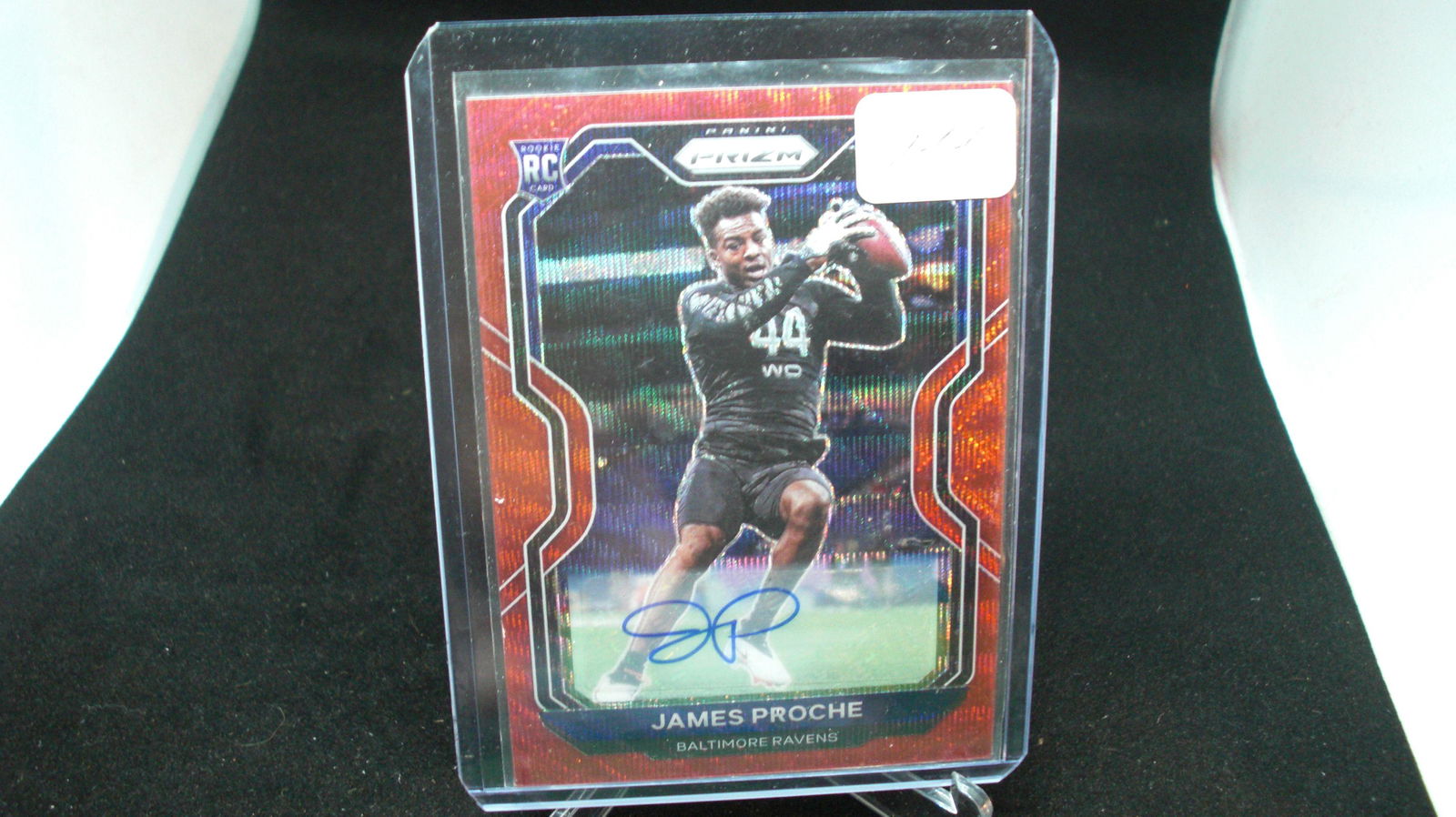james proche auto red rookie prizm (1 of 1)