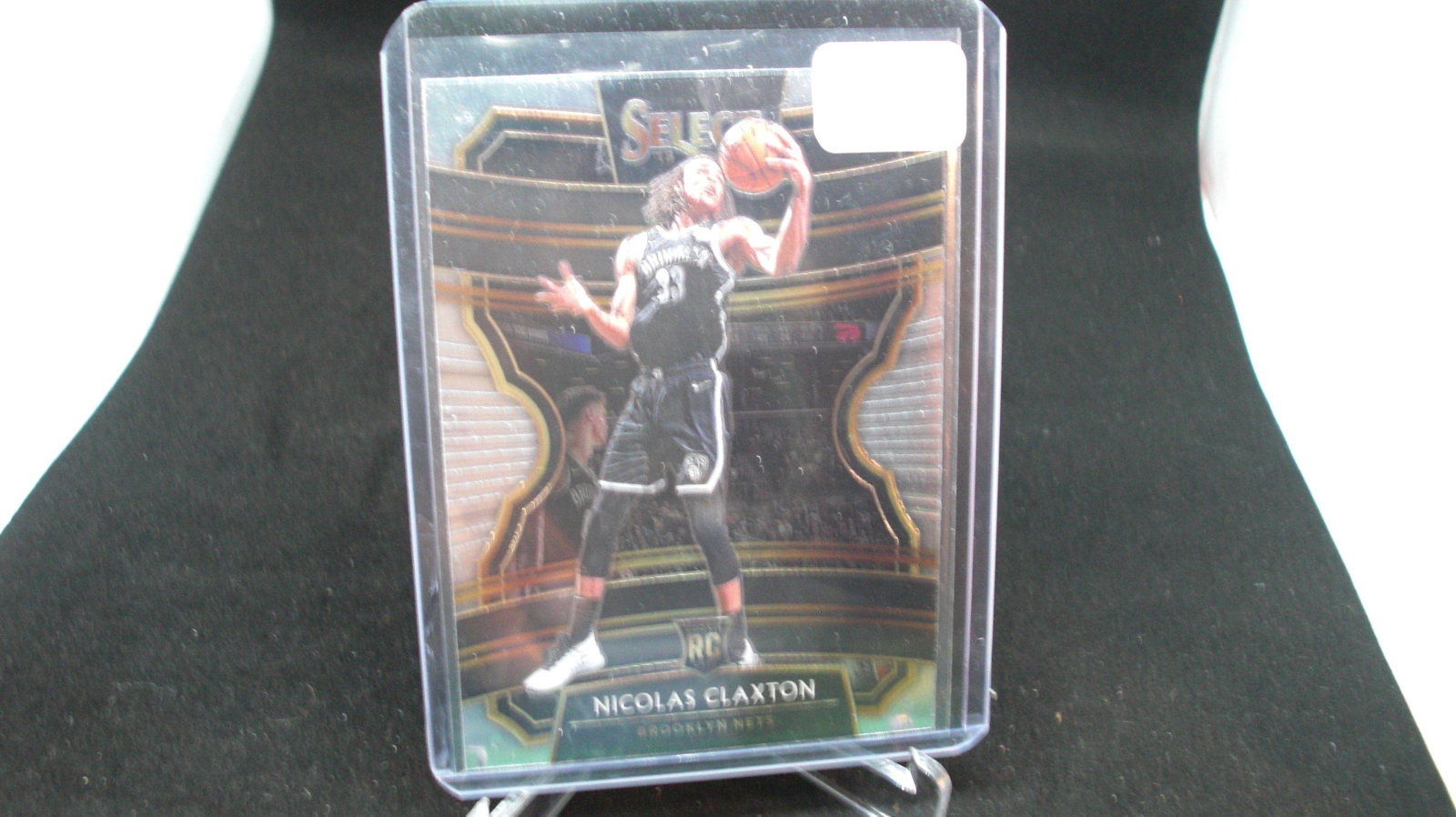 nnicolas claxton select rookie: in top loader