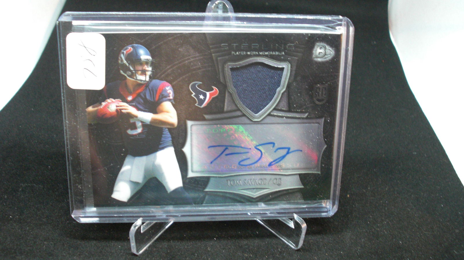 tom savage auto/jersey rookie sterling bowman (1 of 1)