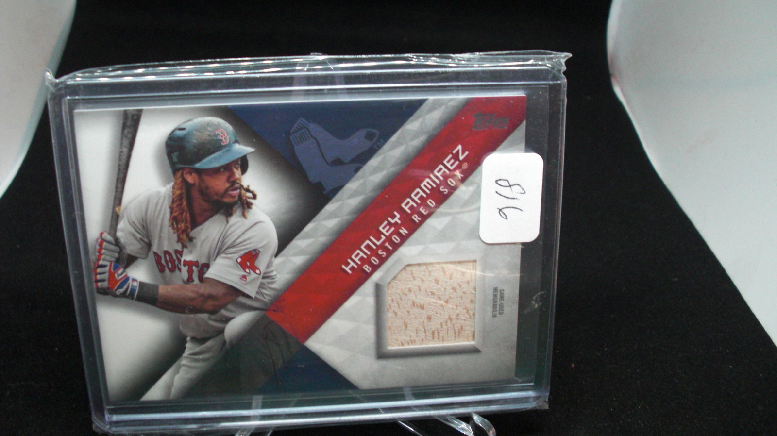 hanley ramariz game used bat: in top loader