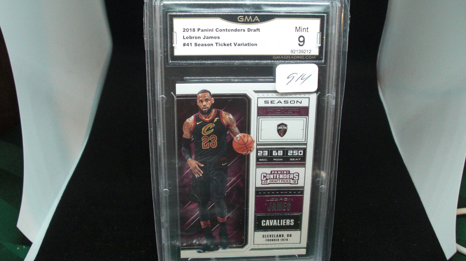 gma graded 2018 lebron james mint 9 (1 of 1)
