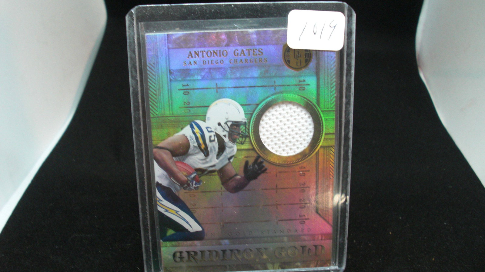 antonio gates jersey gridorn gold #254/299: in top loader