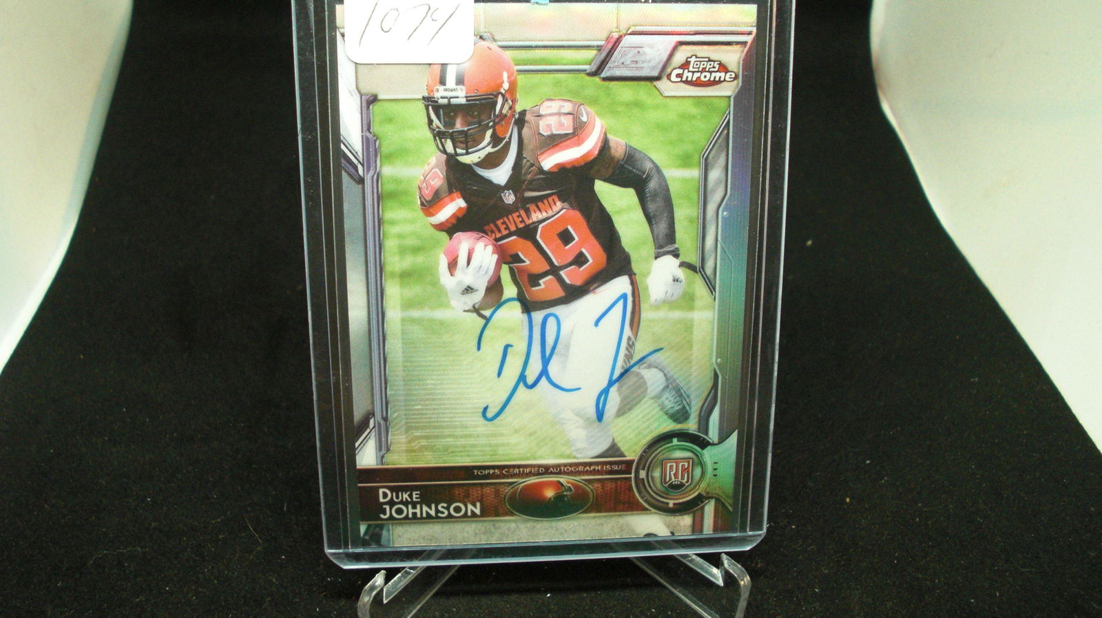 duke johnson topps chrome auto rookie #143/150 (1 of 1)