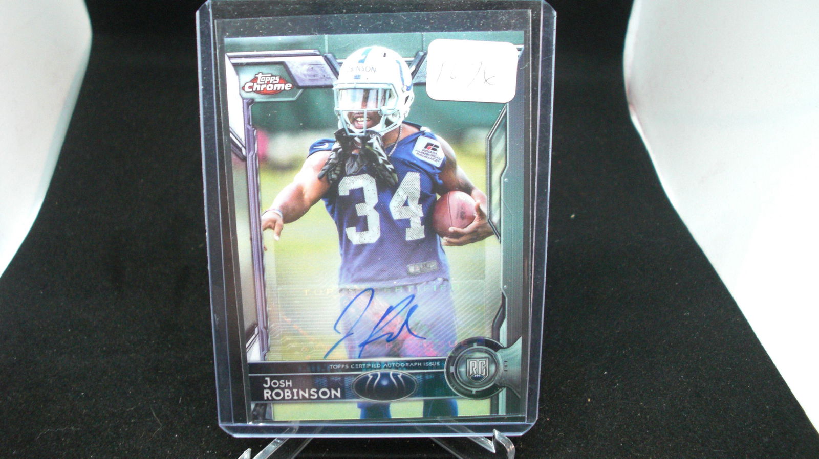 josh robinson auto topps chrome rookie (1 of 1)