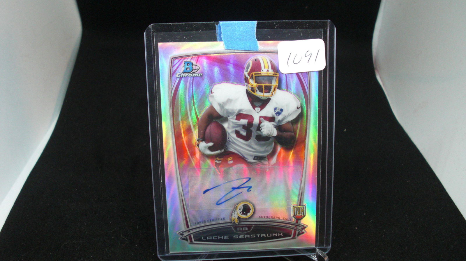 lache seastrunk auto rookie bowman chrome (1 of 1)