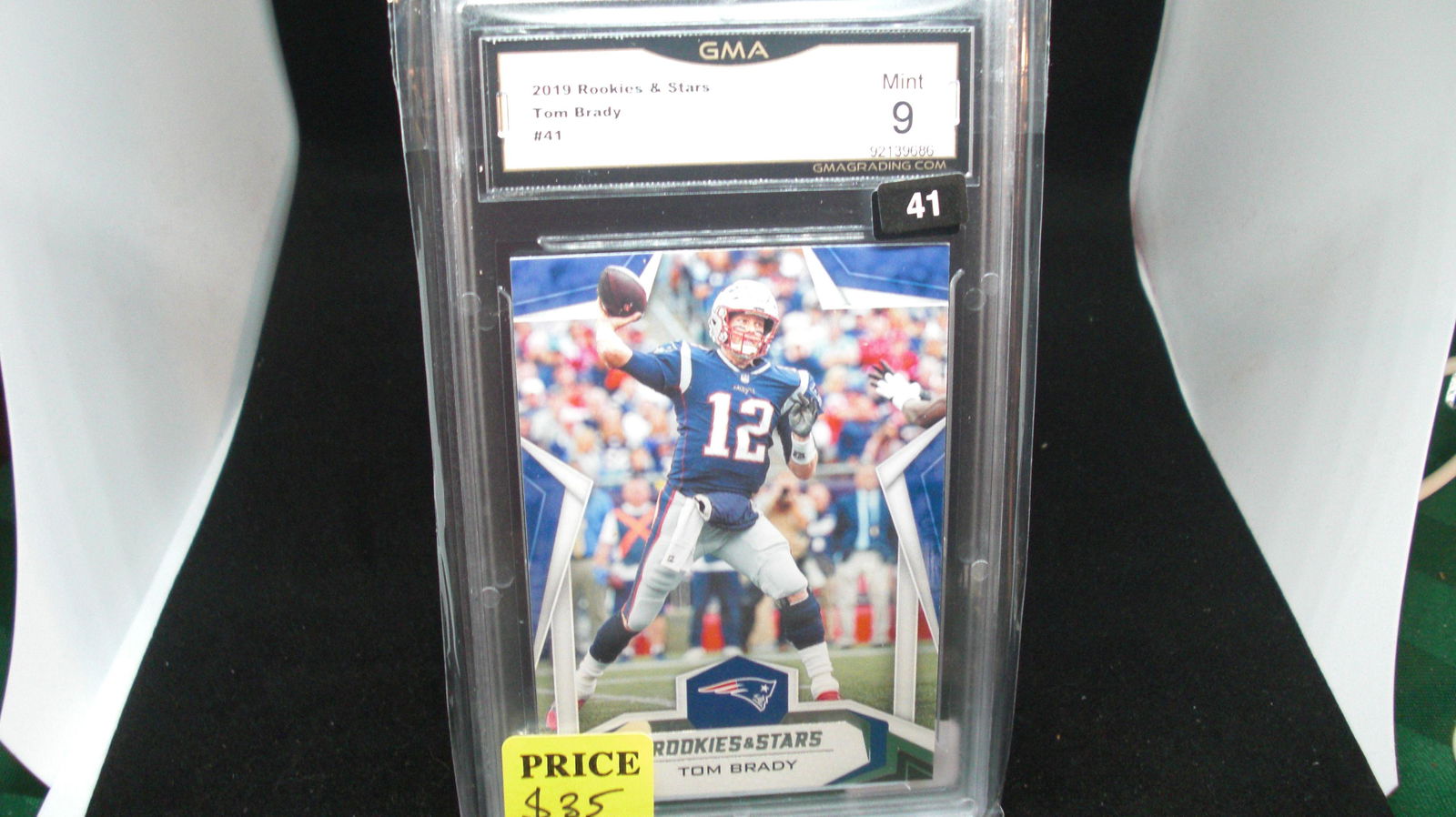 gma graded tom brady mint 9 (1 of 1)