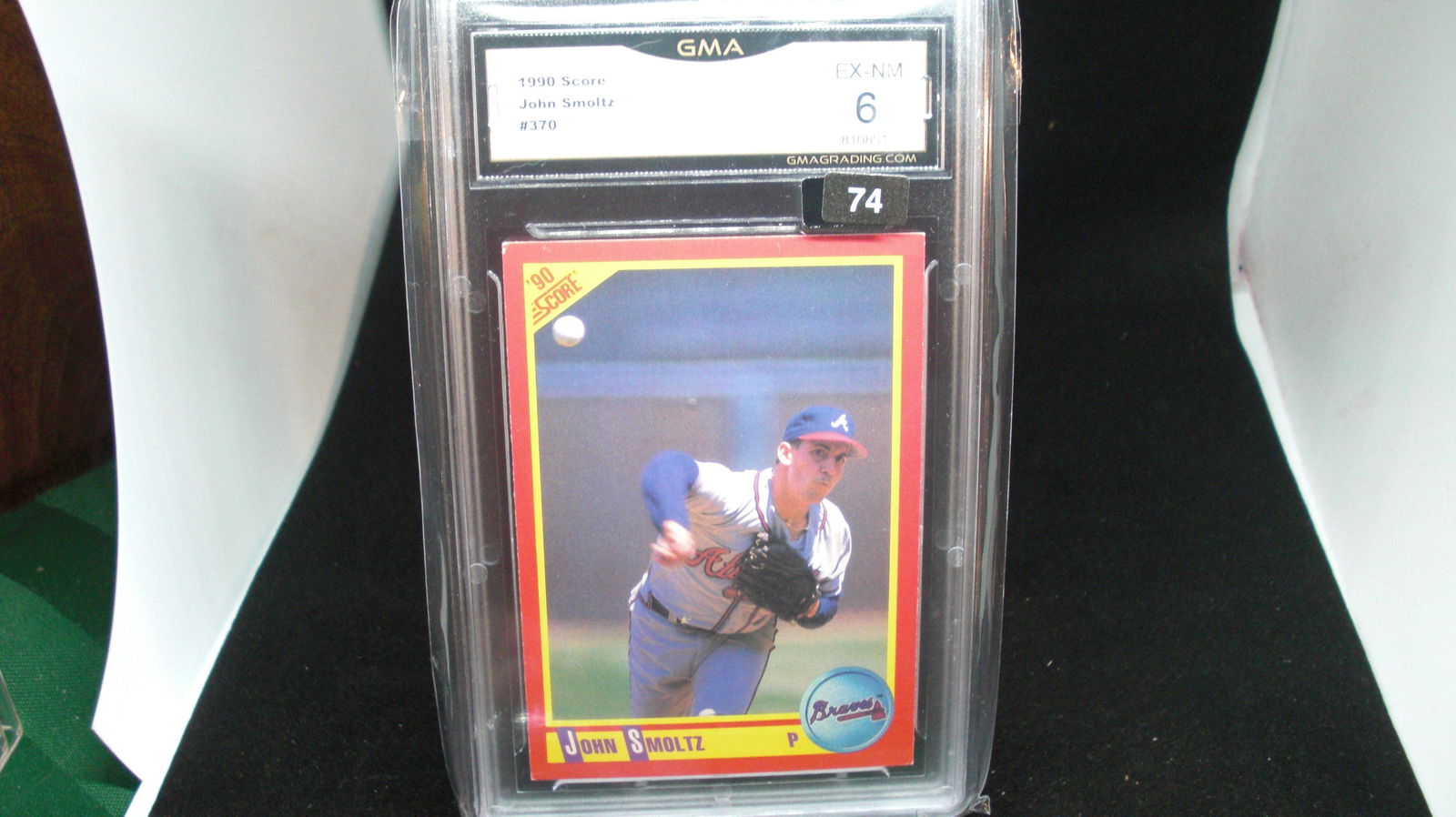 gma graded 1990 john smoltz mint 6 (1 of 1)