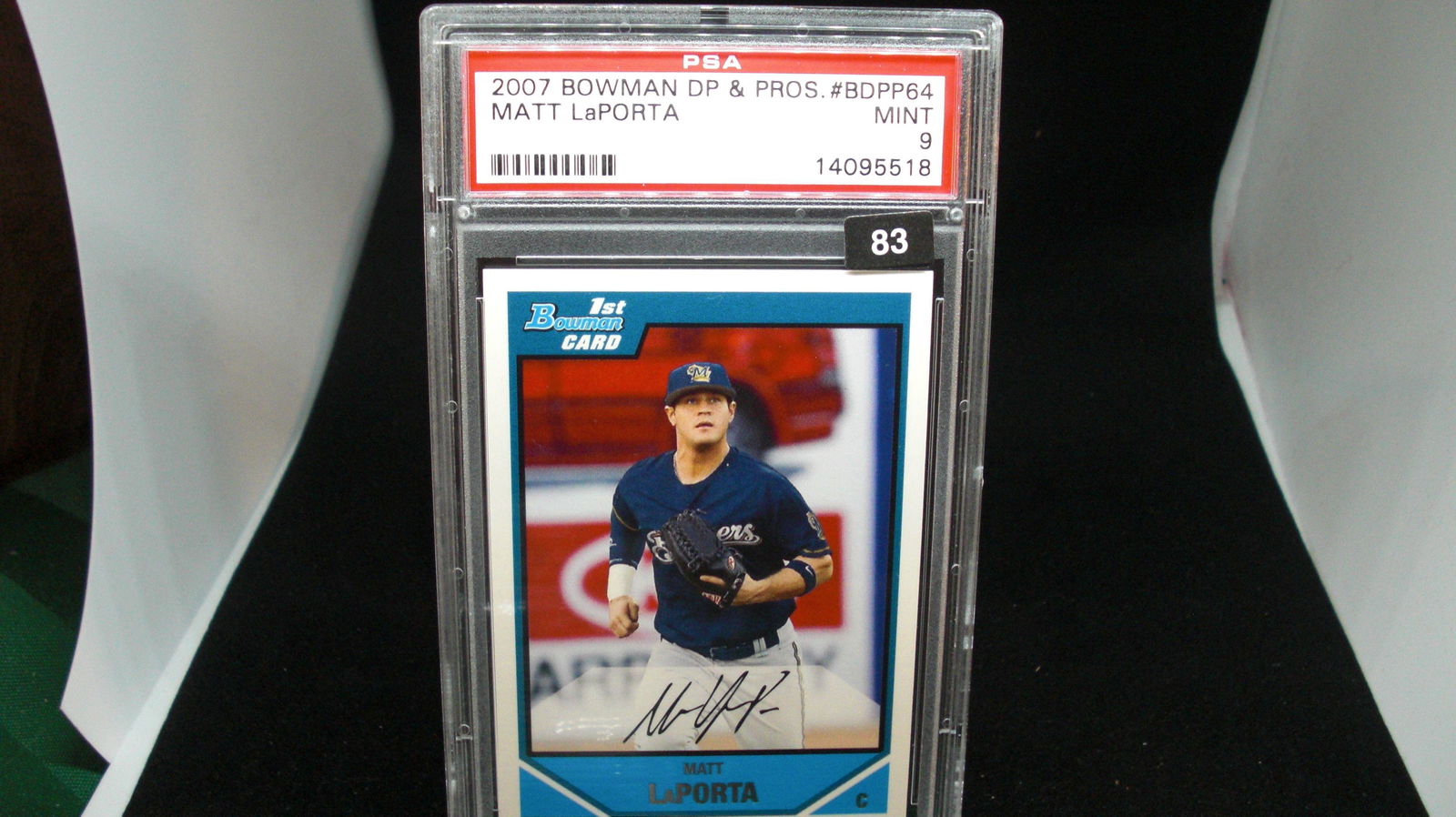 psa graded 2007 matt laporta mint 9 (1 of 1)