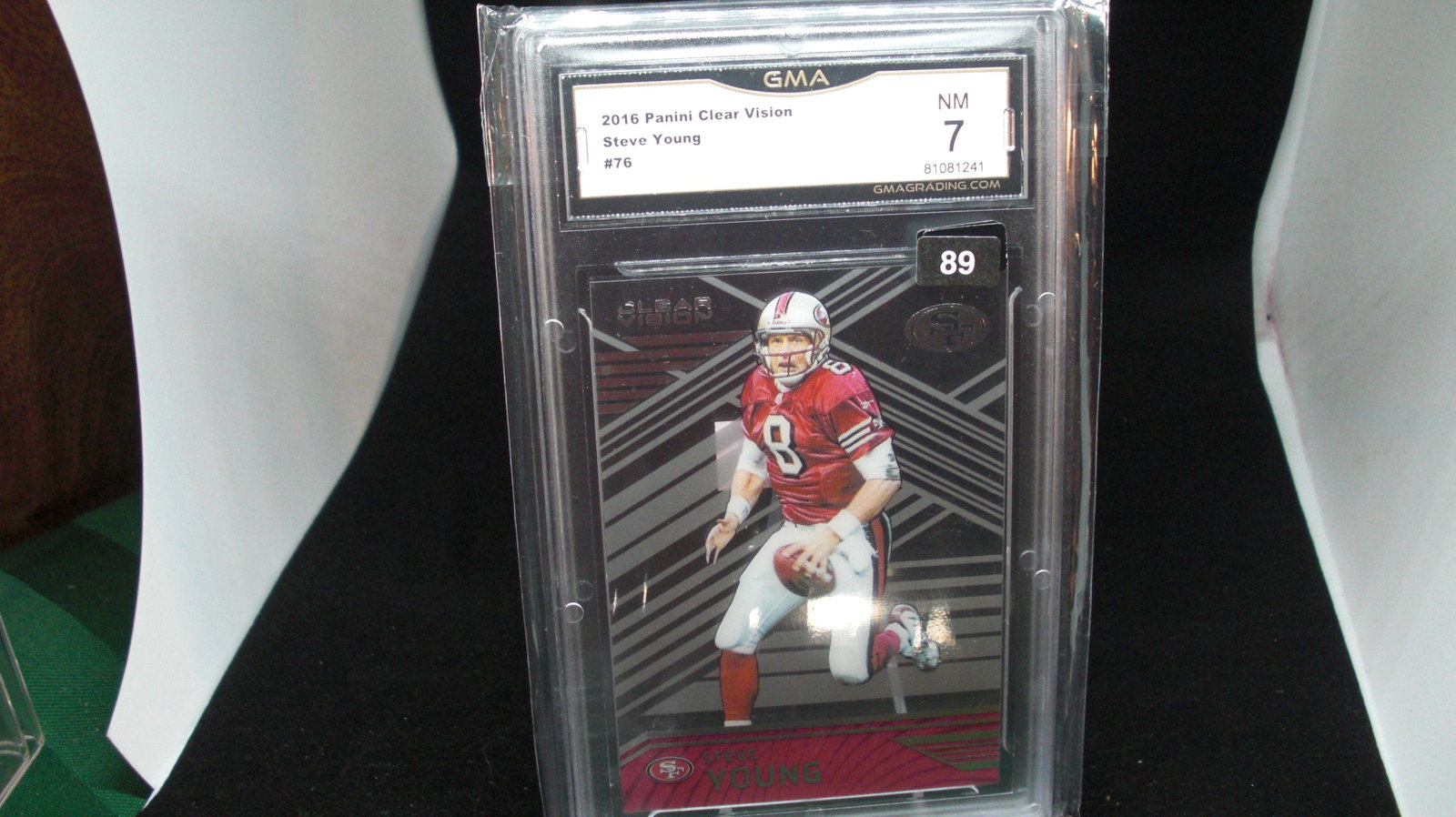 gma graded 2016 steve young mint 7: nice graded card